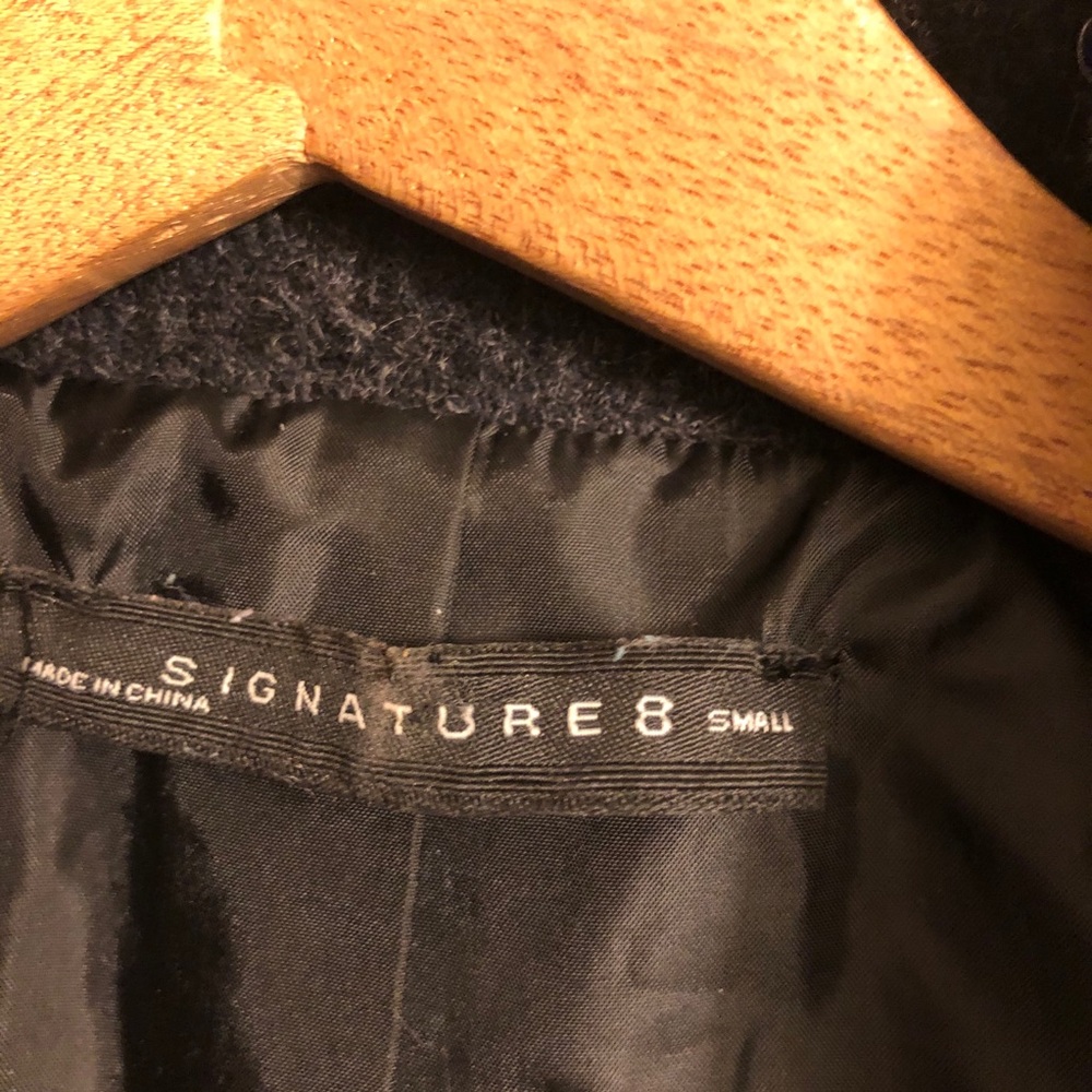 Signature 8 Wool Motto Jacket Charcoal Gray Size S - Picture 3 of 5